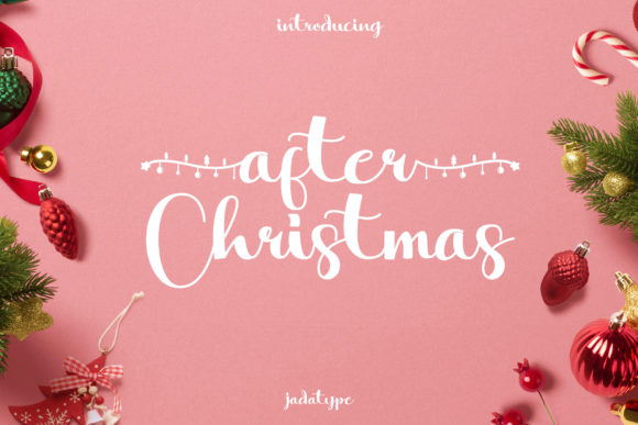 After Christmas Font for Business Style