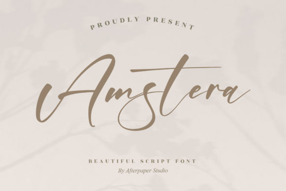Amstera: A Script Font for Modern Web Design