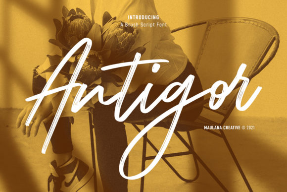Antigor Font: A Modern Script for Creative Makers