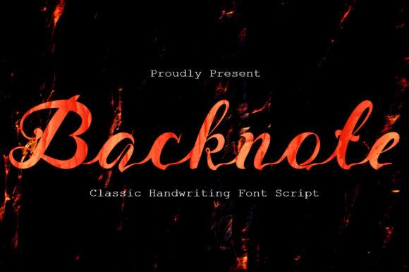 Backnote: A Handwritten Font That Elevates Brand Content