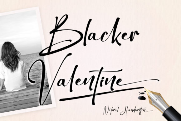 Blacker Valentine: A Premium Script Font for Timeless Branding