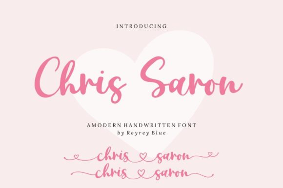 Chris Sharon Font: A Romantic Script for Editorial Design