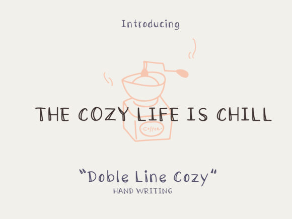 Double Line Cozy: A Font That Makes Your Brand Feel Like Home