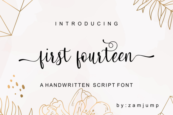First Fourteen Font for Web Design