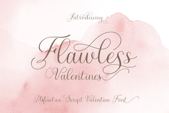 Flawless Valentines: A Handwritten Font for Modern Web Design