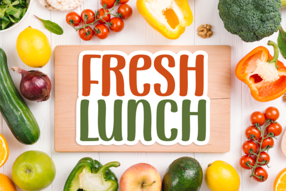 Fresh Lunch Font: A Handwritten Typeface That Brings Crafted Charm to Life