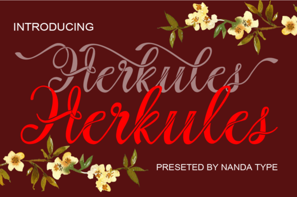 Herkules Script Font: Elevate Your Brand with Modern Typography