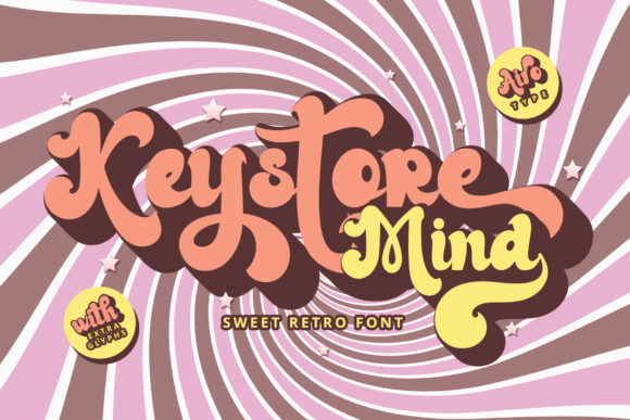 Keystore Mind: A Bold Script Font for Editorial Design