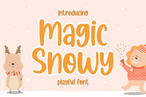 Magic Snowy: A Handwritten Font for Authentic Craft Creations