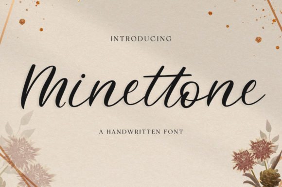 Minettone Font: A Feminine Script for Strong Brand Typography