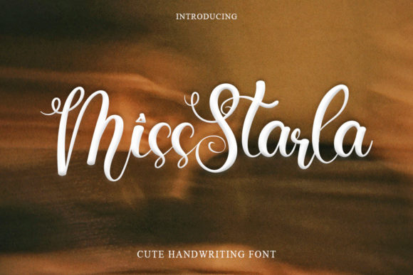 Miss Starla: A Modern Handwritten Typeface for Creative Branding