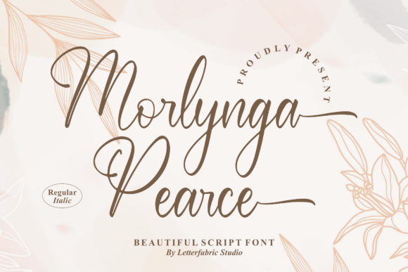 Morlynga Pearce Font: A Script Amp Typeface for Heartfelt Creations