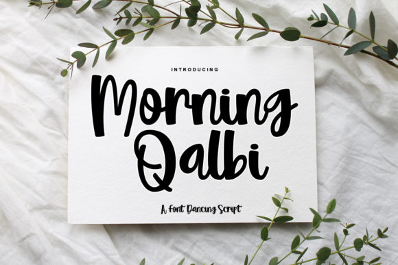 Morning Qalbi: A Playful Script Font for Web Designers