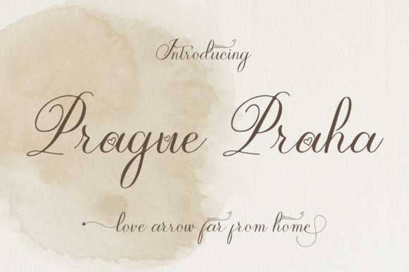 Prague Praha Font for Elegant Design