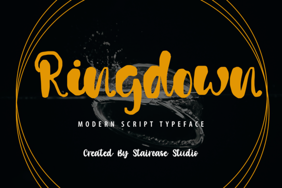 Ringdown: A Modern Handwritten Font for Editorial Design