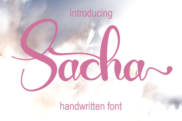 Sacha: A Handwritten Font for Modern Editorial Design