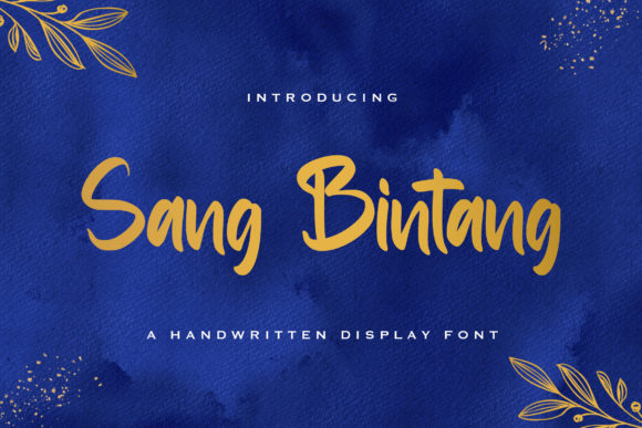 Sang Bintang: A Handwritten Font for Your Creative Brand