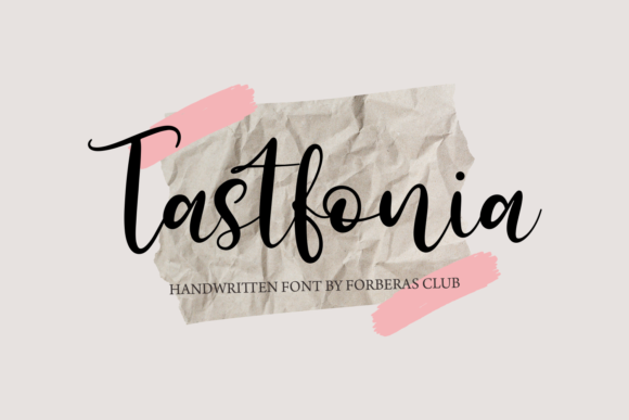 Tastfonia Font: Elevate Your Brand’s Style with a Script Typeface