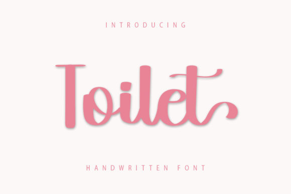 Toilet Font: A Versatile Script for Memorable Branding and Design