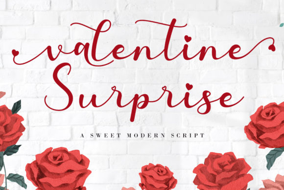 Valentine Surprise: A Romantic Script Font for Campaign Design