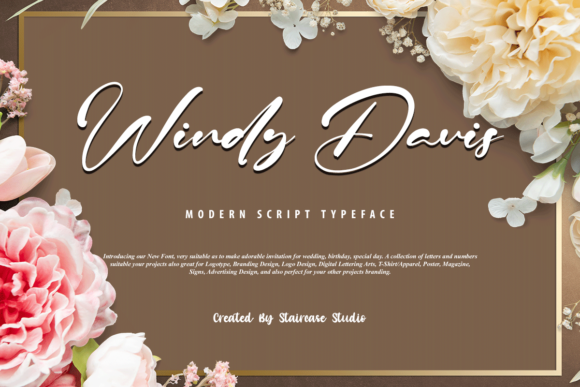 Windy Davis Font: A Chic Script for Digital Design